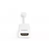 Cabo adaptador DisplayPort DIGITUS ASSMANN, Mini DP - HDMI Type-A M/F, 15 cm, compatível com DP 1.1a, CE, branco