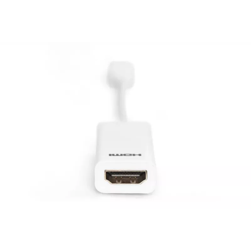 Cabo adaptador DisplayPort DIGITUS ASSMANN, Mini DP - HDMI Type-A M/F, 15 cm, compatível com DP 1.1a, CE, branco
