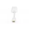 Cabo adaptador DisplayPort DIGITUS ASSMANN, Mini DP - HDMI Type-A M/F, 15 cm, compatível com DP 1.1a, CE, branco