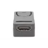 Adaptador DisplayPort DIGITUS, DP - HDMI Type-A M/F, com bloqueio, DP 1.1a, Full HD, CE, preto