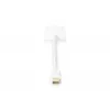 Cabo adaptador DisplayPort DIGITUS ASSMANN, Mini-DP - HDMI Type-A M/F, 20 cm, HDMI Ver. 2.0, ativo, CE, dourado, branco