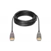 Cabo de ligação DisplayPort AOC híbrido de fibra ótica DIGITUS M/M UHD 8K@60Hz, CE, preto, 10 m