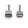 Cabo adaptador Digitus DB-340305-018-S de DisplayPort para HDMI tipo A, 8K, 1,8 m, preto