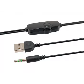Altifalante Mini USB Equip, 2.0 canais, com fios, 3 W, 90 – 20 Hz, 40 Ω, preto