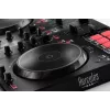 Scratcher de vinil Hercules INPULSE 300 MK2 preto, vermelho