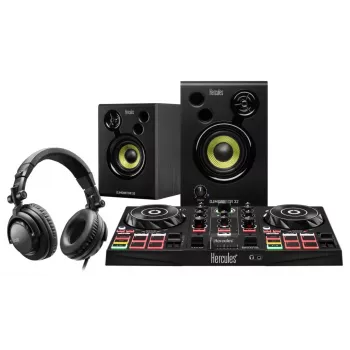 Scratcher Hercules DJLearning Kit Digital Vinyl System (DVS) preto