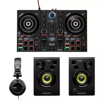 Scratcher Hercules DJLearning Kit Digital Vinyl System (DVS) preto