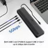 Acer 13-em-1 Type-C Minidock com fios USB 3.2 Gen 1 preto