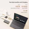 ASUS USB-C Mini Dock com fios USB 3.2 Gen 2 (3.1 Gen 2) Type-C preto
