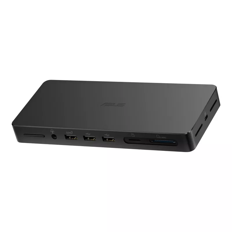 Docking station ASUS DC500 Thunderbolt 4 Triple 4K, 150W PD, 3 ecrãs, 2x HDMI 2.1, 2x USB-A, 2x USB2.0, RJ-45, MicroSD