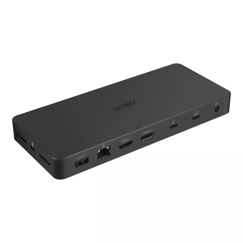 Docking station ASUS DC500 Thunderbolt 4 Triple 4K, 150W PD, 3 ecrãs, 2x HDMI 2.1, 2x USB-A, 2x USB2.0, RJ-45, MicroSD
