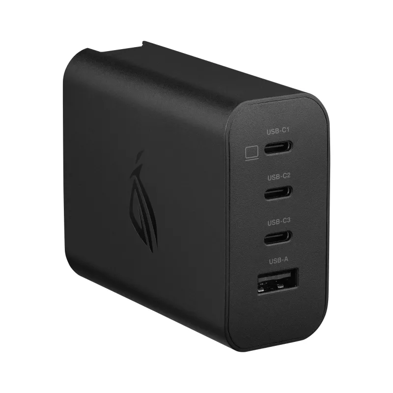 ASUS ROG 140W USB-C GaN Universal preto AC carregamento rápido interior