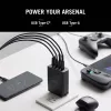ASUS ROG 140W USB-C GaN Universal preto AC carregamento rápido interior