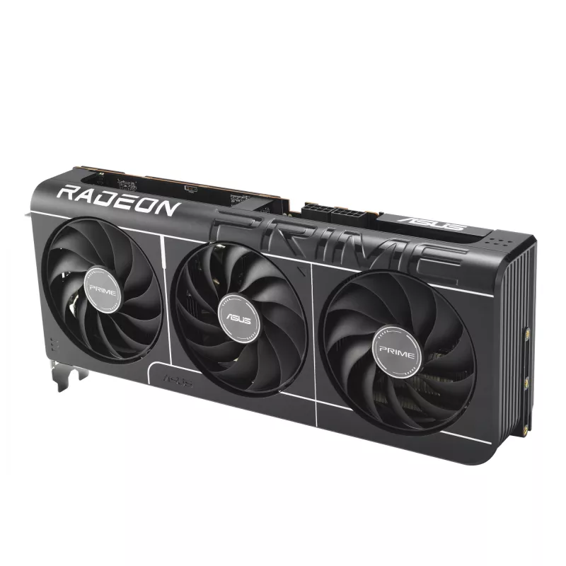 ASUS Prime Radeon RX 9070 OC 16 GB GDDR6 placa gráfica (PRIME-RX9070-O16G), PCIe 5.0, 256 bits, 3x DP, 1x HDMI, 312 mm, 2,5 slots, 3 ventoinhas