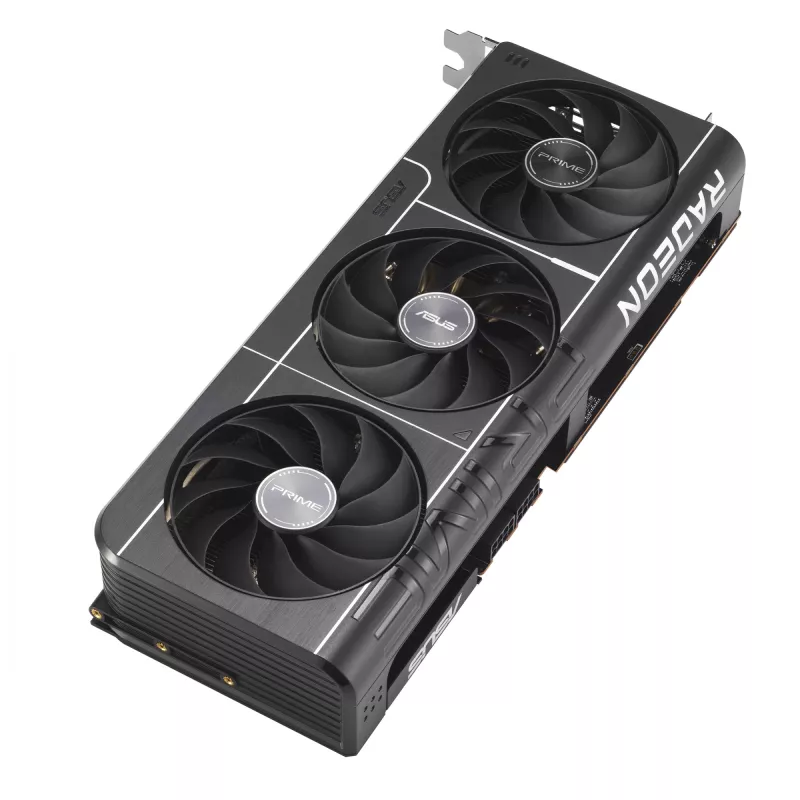 ASUS Prime Radeon RX 9070 OC 16 GB GDDR6 placa gráfica (PRIME-RX9070-O16G), PCIe 5.0, 256 bits, 3x DP, 1x HDMI, 312 mm, 2,5 slots, 3 ventoinhas