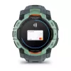 Garmin Instinct 3 AMOLED 50 mm smartwatch (010-03020-01), ecrã tátil de 1,3 polegadas 416x416, GPS, verde Neotropic Twilight
