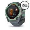 Garmin Instinct 3 AMOLED 50 mm smartwatch (010-03020-01), ecrã tátil de 1,3 polegadas 416x416, GPS, verde Neotropic Twilight