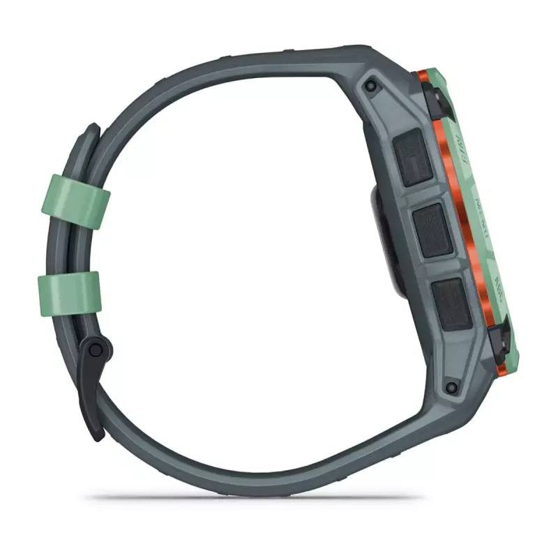 Garmin Instinct 3 AMOLED 50 mm smartwatch (010-03020-01), ecrã tátil de 1,3 polegadas 416x416, GPS, verde Neotropic Twilight