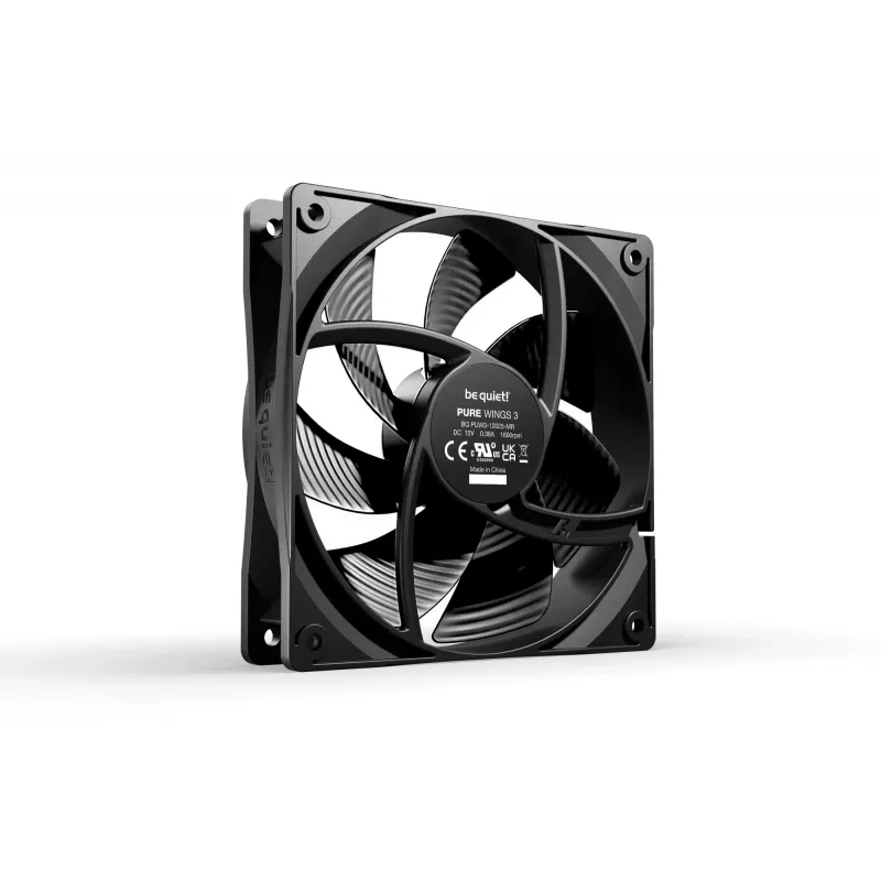 Ventoinha para caixa de computador be quiet Pure Wings 3 120 mm 12 cm preto 1 unid.