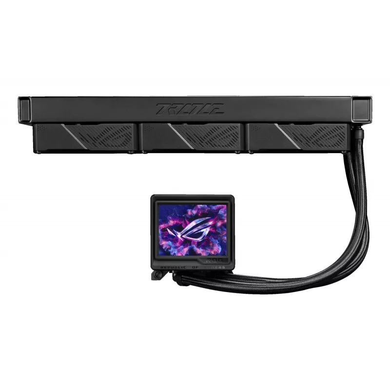 Arrefecedor líquido all-in-one para caixa de computador ASUS ROG Ryujin III 360 ARGB Extreme 12 cm preto