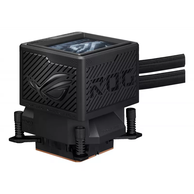 Arrefecedor líquido all-in-one para caixa de computador ASUS ROG Ryujin III 360 ARGB Extreme 12 cm preto