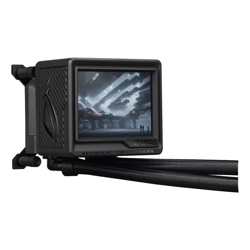 Arrefecedor líquido all-in-one para caixa de computador ASUS ROG Ryujin III 360 ARGB Extreme 12 cm preto
