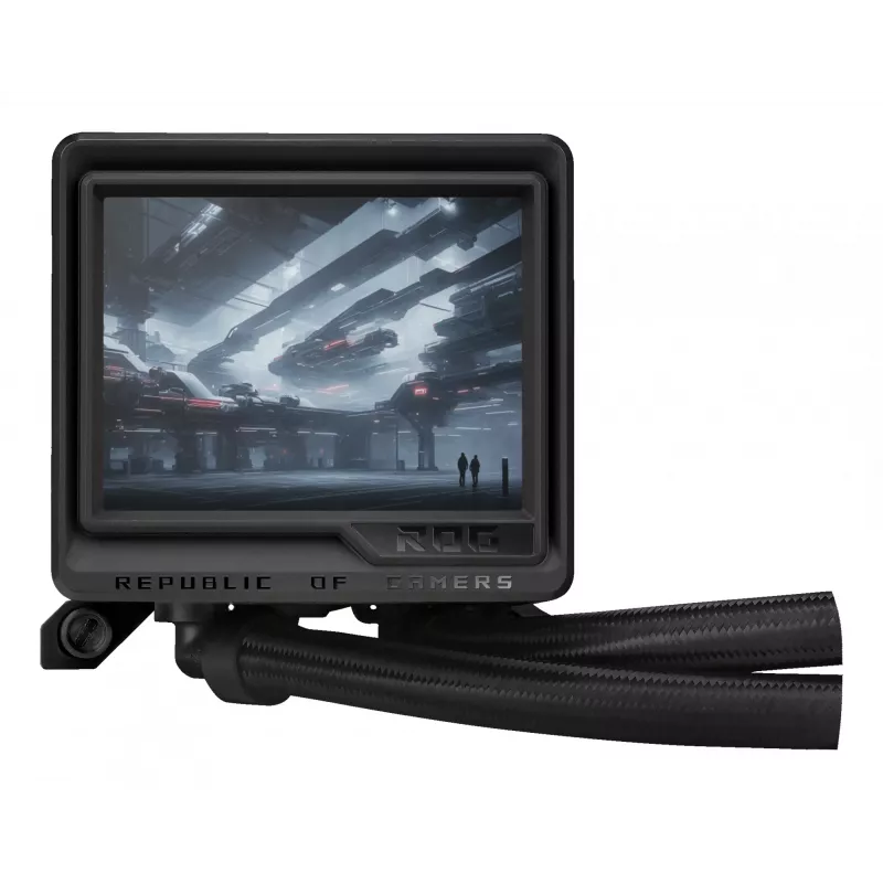 Arrefecedor líquido all-in-one para caixa de computador ASUS ROG Ryujin III 360 ARGB Extreme 12 cm preto