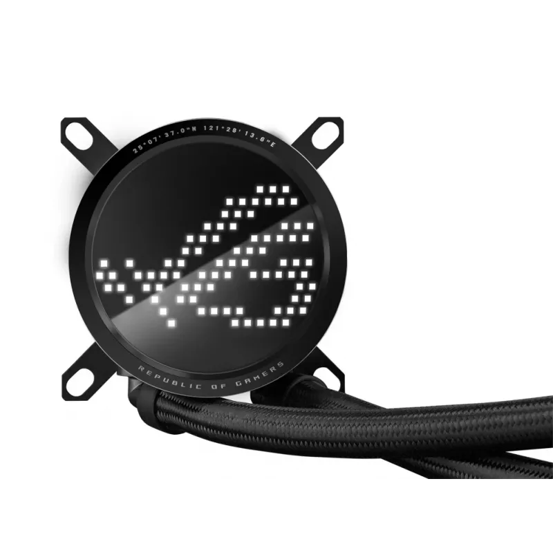 Arrefecimento líquido de processador ASUS ROG Ryuo III 240 ARGB 12 cm preto