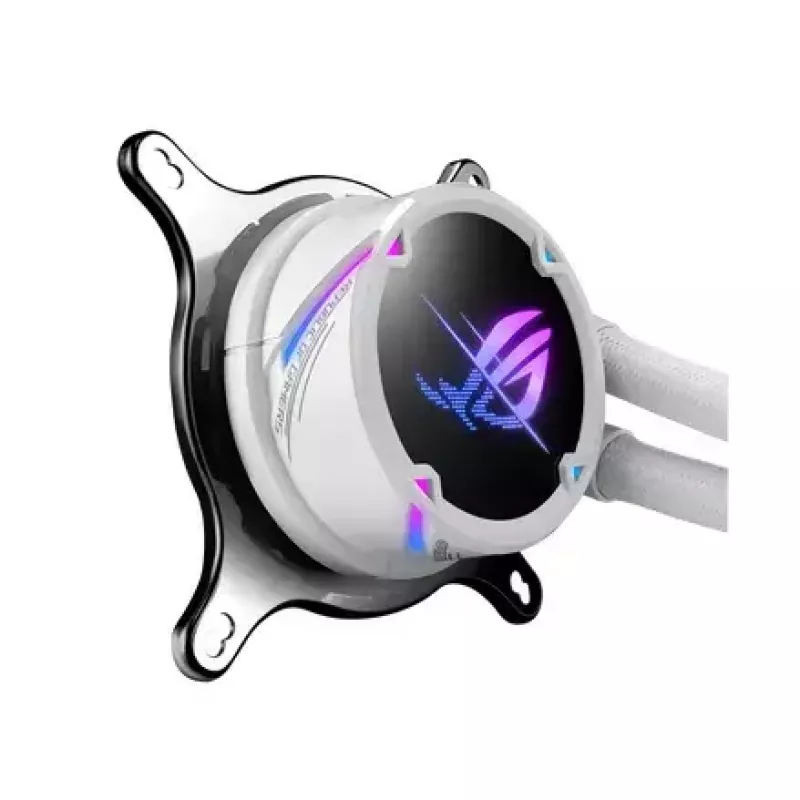 Arrefecedor líquido all-in-one de processador ASUS ROG STRIX LC II 240 ARGB 12 cm branco