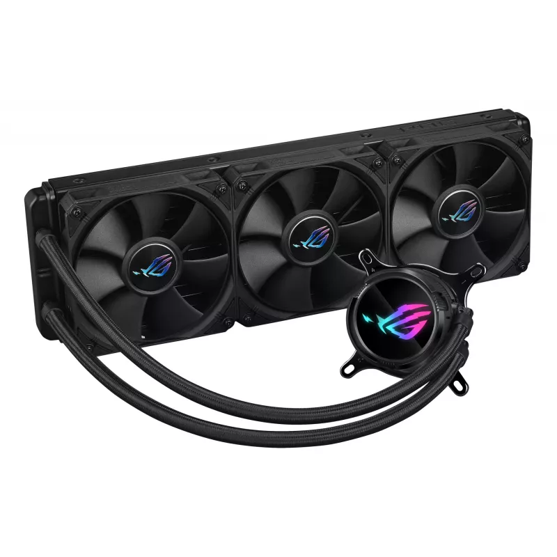 Conjunto de arrefecimento líquido de processador ASUS ROG Strix LC III 360 12 cm preto