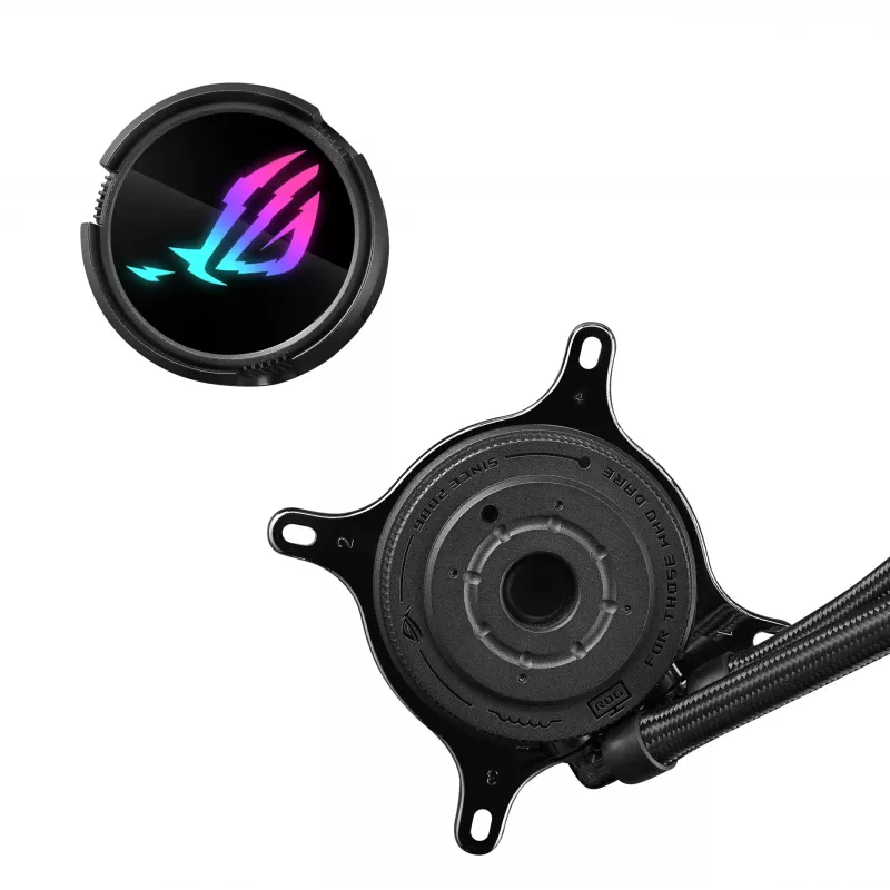 Conjunto de arrefecimento líquido de processador ASUS ROG Strix LC III 360 12 cm preto