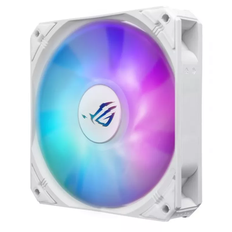 Kit de refrigeração líquida para processador ASUS ROG Strix LC III 240 ARGB White Edition 12 cm