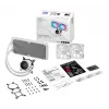 Kit de refrigeração líquida para processador ASUS ROG Strix LC III 240 ARGB White Edition 12 cm