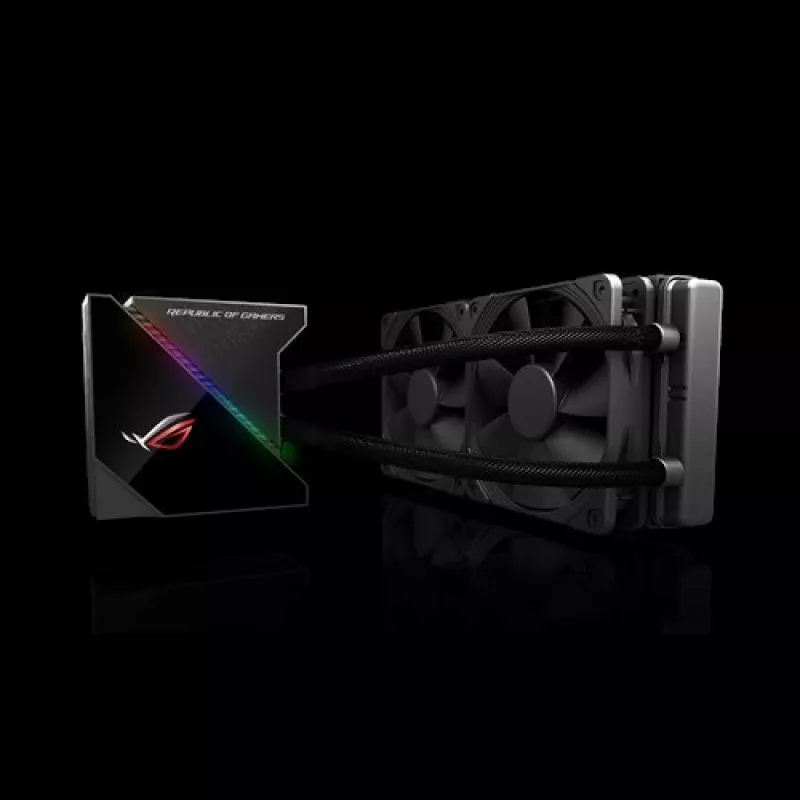 Arrefecedor líquido all-in-one de processador ASUS ROG RYUJIN 240 12 cm preto 1 unid.