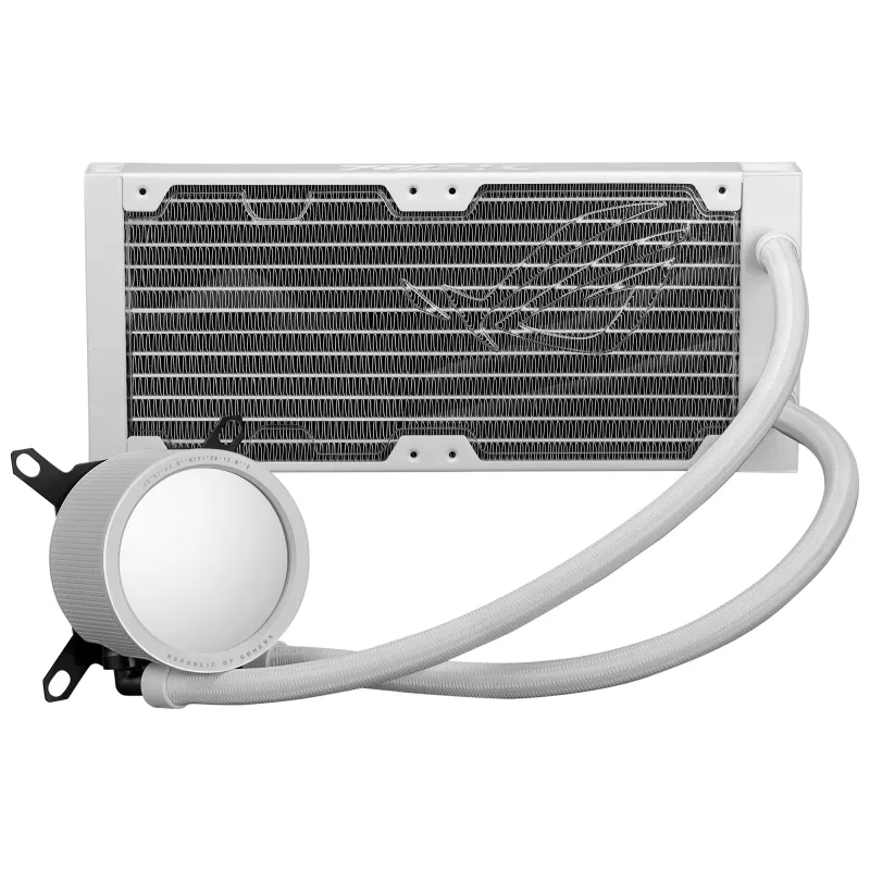 Kit de refrigeração líquida para processador ASUS ROG Ryuo III 240 ARGB White Edition 12 cm