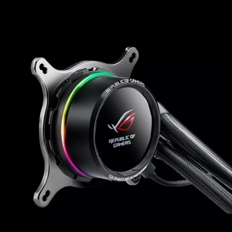 Arrefecedor líquido all-in-one de processador ASUS ROG RYUO 120 12 cm preto 1 unid.