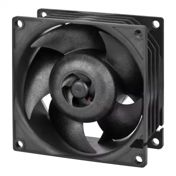 ARCTIC S8038-10K - Ventoinha para servidor de 80 mm, ventoinha, 8 cm, 173,3 m³/h, preto
