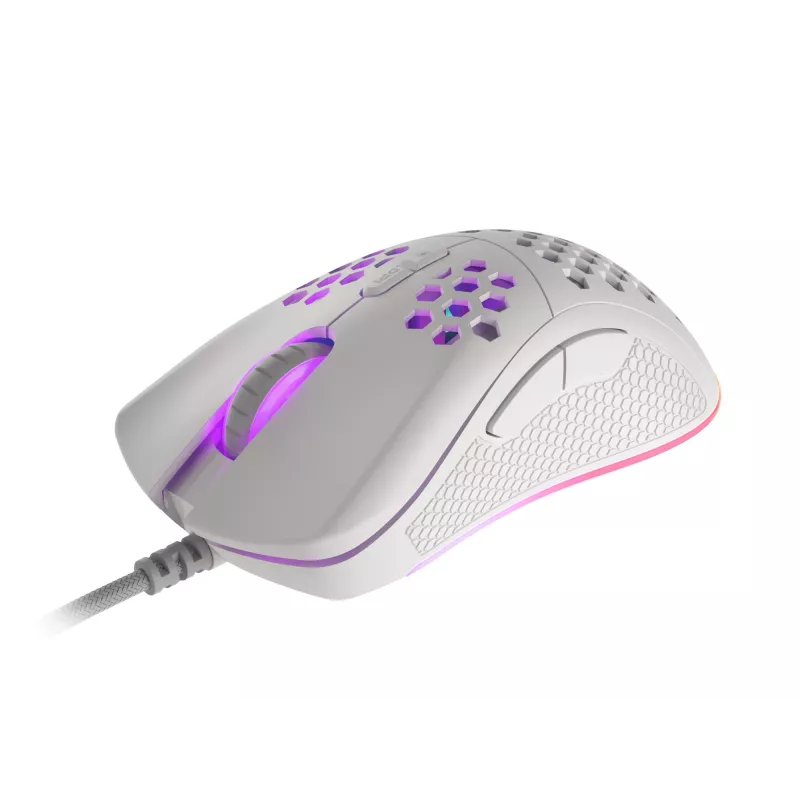 Rato GENESIS Krypton 555 gaming para destro USB Type-A ótico 8000 DPI