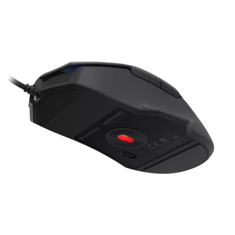 Rato GENESIS Xenon 220 G2 gaming ambidestro USB Type-A ótico 12800 DPI
