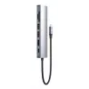 Dock/hub USB-C Manhattan com leitor de cartões, ligações (x5): Ethernet, HDMI, USB-A (x2) e USB-C, com Power Delivery (PD) 100 W – requer carregador USB-C externo (não incluído). Alimentado por USB (não requer fonte de alimentação externa) quando o PD não é utilizado