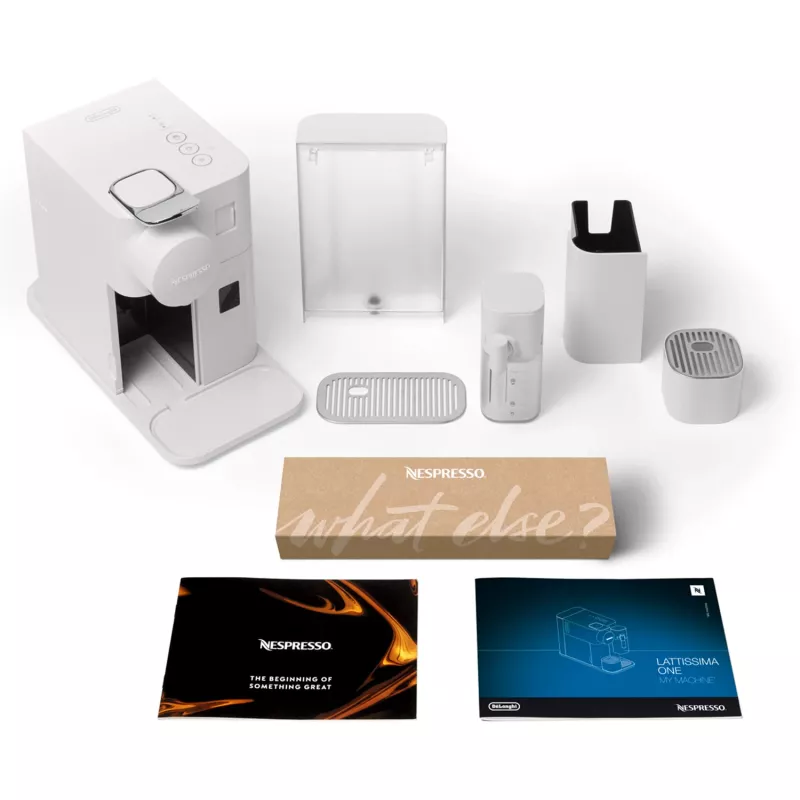 Máquina de café de cápsulas De’Longhi Lattissima One Nespresso - branca