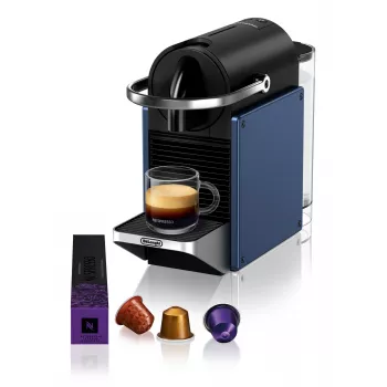 Máquina de café de cápsulas De’Longhi Pixie EN127.BL — sistema Nespresso, depósito de água de 1 l, 19 bar, 1260 W, 235×117×324 mm, 2,5 kg