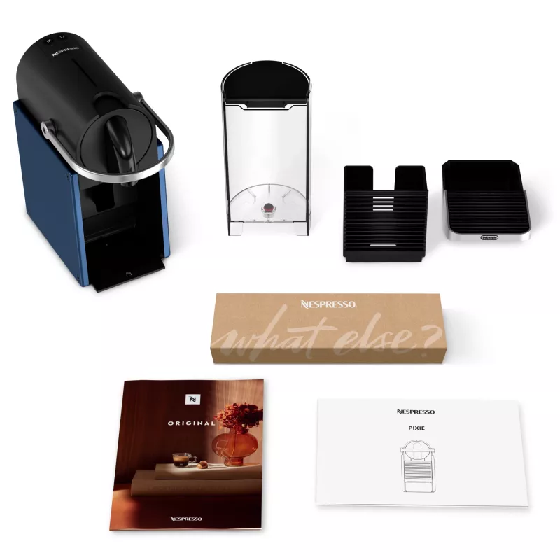 De'Longhi Nespresso Pixie EN127.BL máquina de café de cápsulas, depósito de água de 1 l, 19 bar, 1260 W, azul