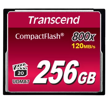 TRANSCEND cartão Cf Cf800 256GB 800x Premium