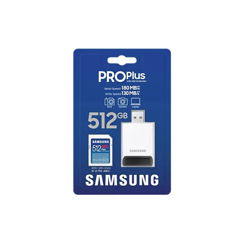 Samsung PRO Plus MB-SD512SB/WW Cartão de memória 512 GB SDXC UHS-I
