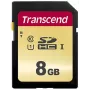 Cartão TRANSCEND SDHC 500S 8 GB UHS-I U1 MLC