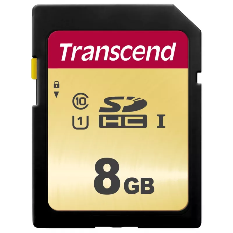 Cartão TRANSCEND SDHC 500S 8 GB UHS-I U1 MLC