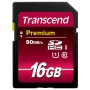 Cartão de memória Transcend 16 GB SDHC UHS-I TS16GSDU1