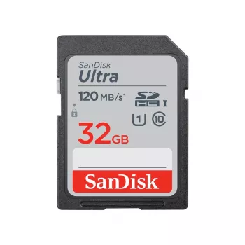 WESTERN DIGITAL SanDisk Ultra 32GB Cartão de memória SDHC Classe 10 UHS-I 120 MB/s pack de 3 (SDSDUN4-032G-GN6IM)