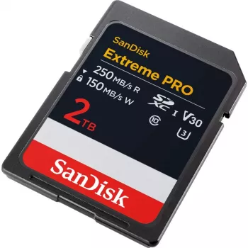 WESTERN DIGITAL Extreme PRO 2 TB Cartão de memória SDXC 250 MB/s 140 MB/s UHS-I